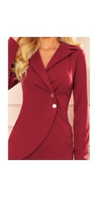 Dámske šaty LUNA VÍNOVÉ