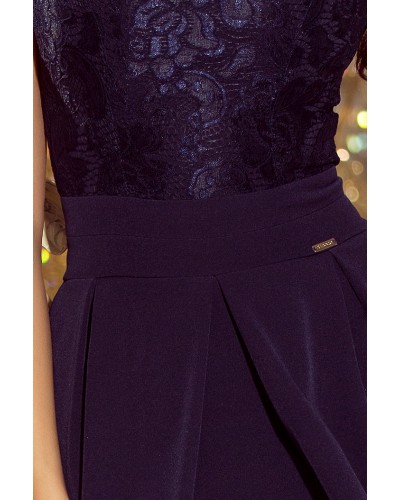 Dámske šaty NIKOL TMAVO MODRÉ