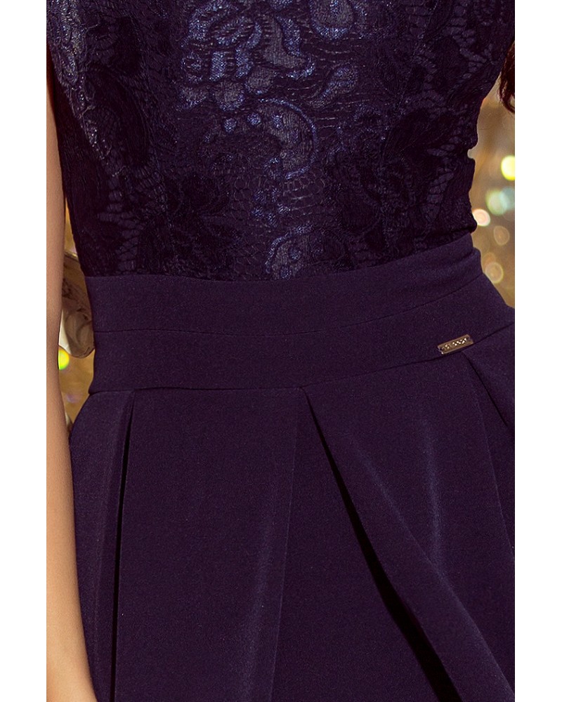 Dámske šaty NIKOL TMAVO MODRÉ