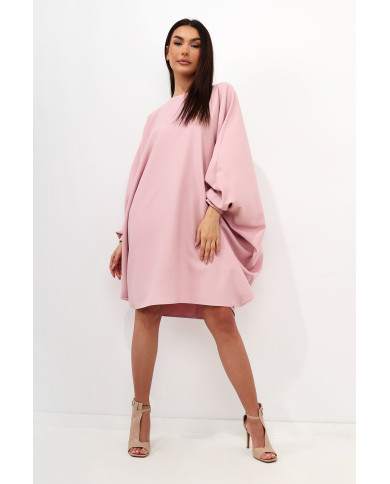 Dámske šaty ALANA PUDROVO RUŽOVÉ