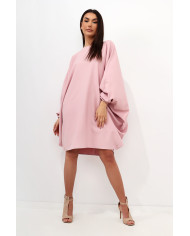 Dámske šaty ALANA PUDROVO RUŽOVÉ